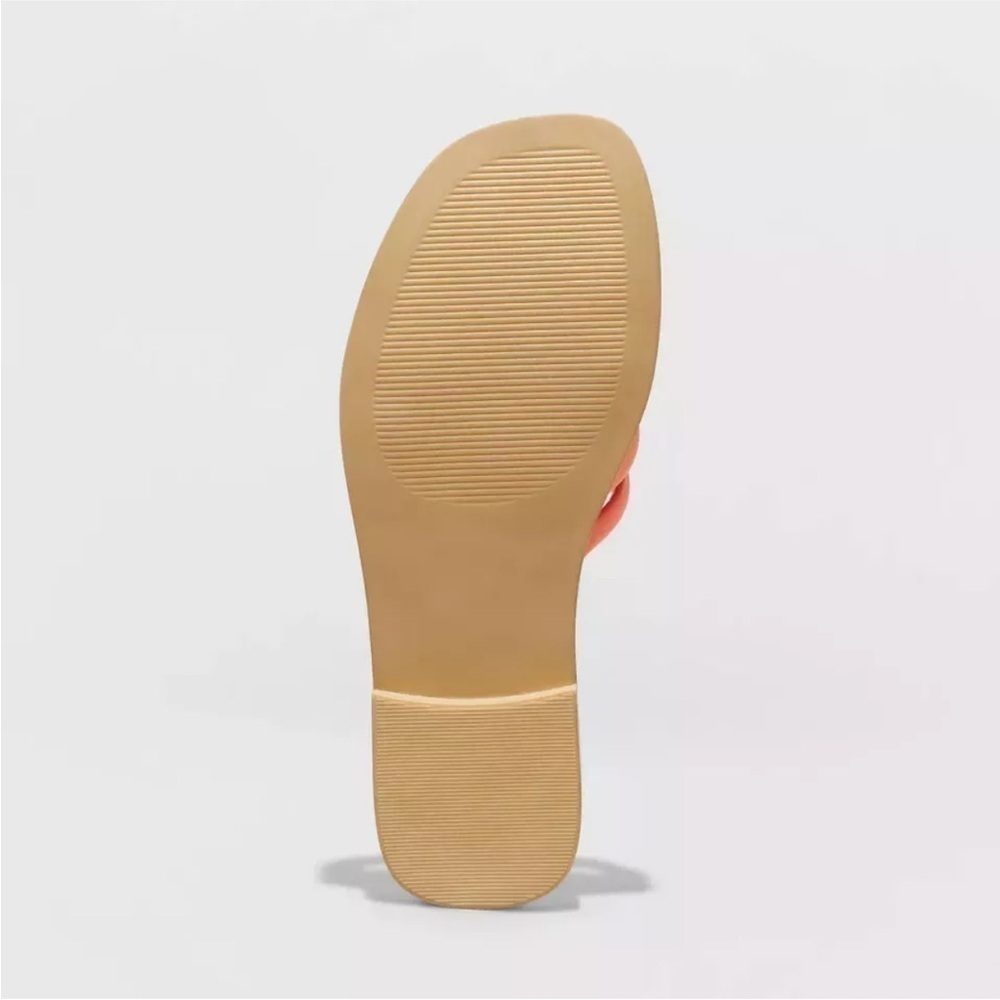 Women's Rian Slide Sandals - Universal Thread Orange - Picture 4 of 8